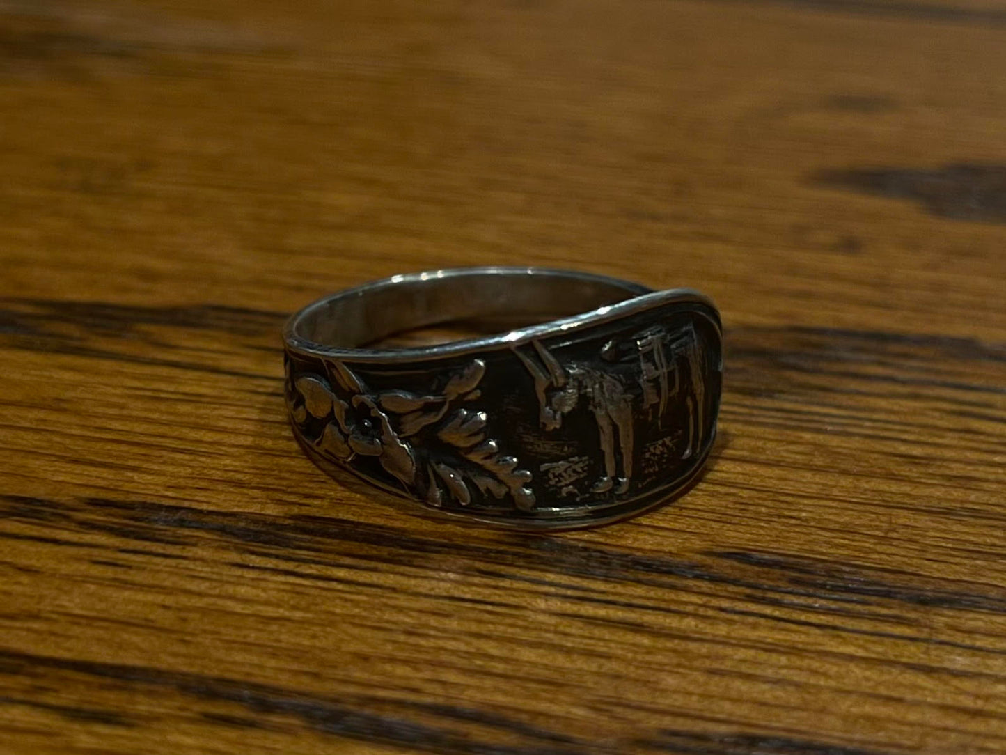 Donkey Spoon Ring - Sterling Silver - Size 6.5