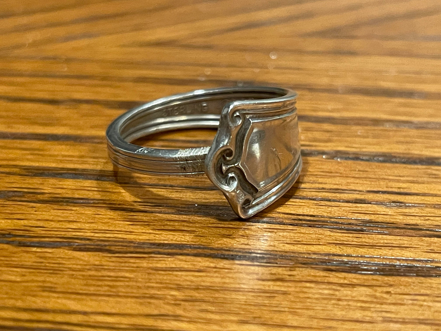 Simple Spoon Ring - Sterling Silver - Size 8